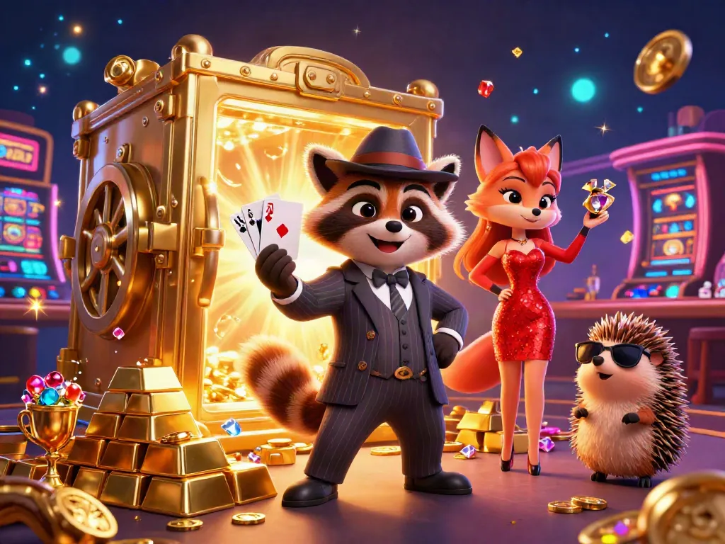 Experience the thrill of winning at 11win with exciting characters and casino elements.