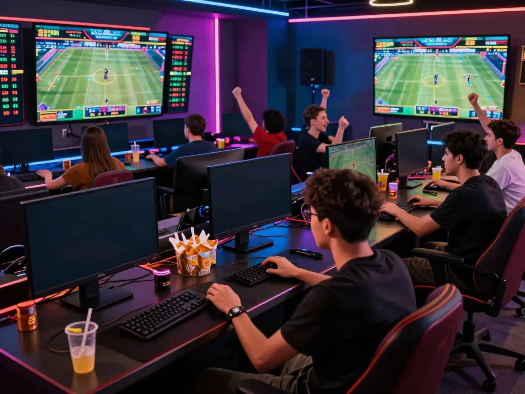 Online gaming experience at https://nbet.group/ with interactive betting event atmosphere and engaging participants.