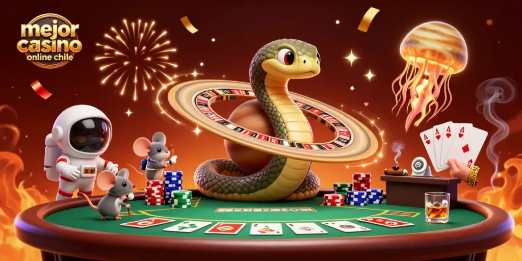 Disfruta del mejor casino online chile con esta escena llena de acción cósmica y diversión.