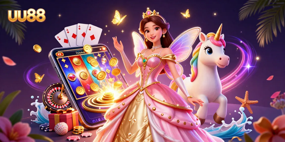 Engage in thrilling gameplay at uu88 with stunning slot games and magical character illustrations.