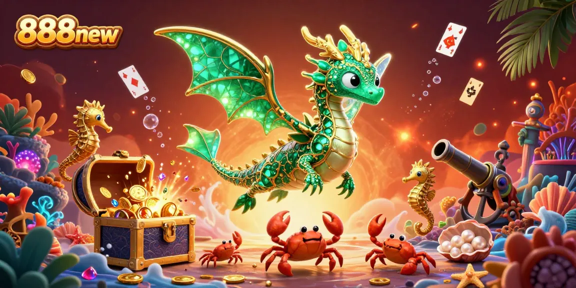Experience thrilling gameplay at 888new under the sea with treasures and vibrant casino elements!